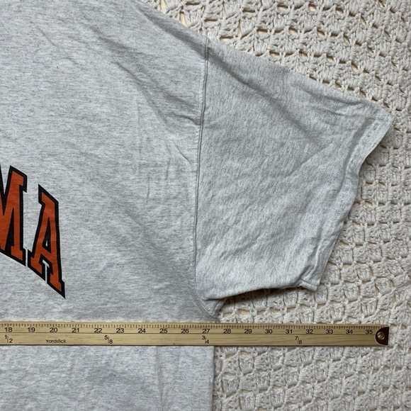 Vintage Champion Brand T-Shirt  Oklahoma State  Shirt Mens 3XL Gray Crew Neck‎ - Picture 6 of 9